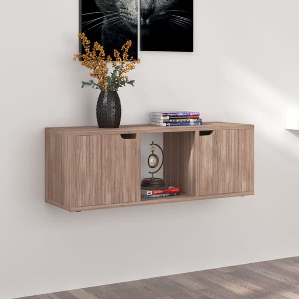 vidaXL TV-taso Sonoma-tammi 88,5x27,5x30,5 cm tekninen puu - TV-tasot