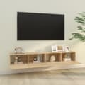 Pikkukuva 4 / 6: vidaXL TV-seinäkaapit 2 kpl Sonoma-tammi 100x30x30 cm tekninen puu -  TV-tasot