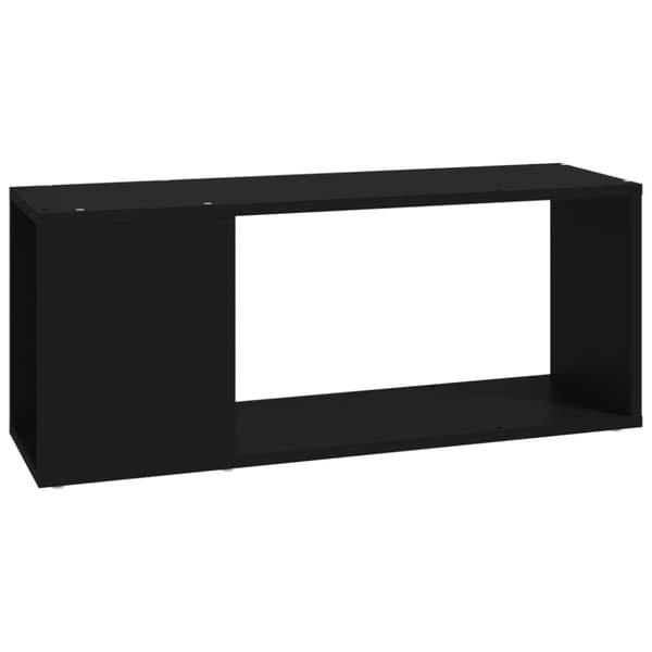 vidaXL tv-bord 80x24x32 cm konstrueret træ sort -  TV-møbler