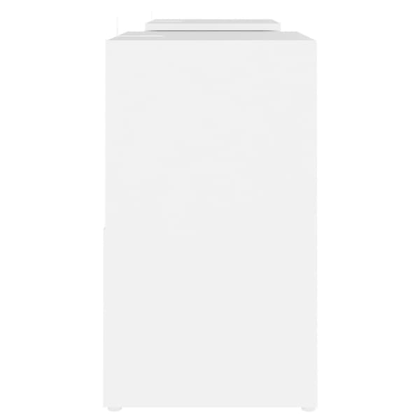 vidaXL tv-skab 104x30x52 cm konstrueret træ hvid -  TV-møbler