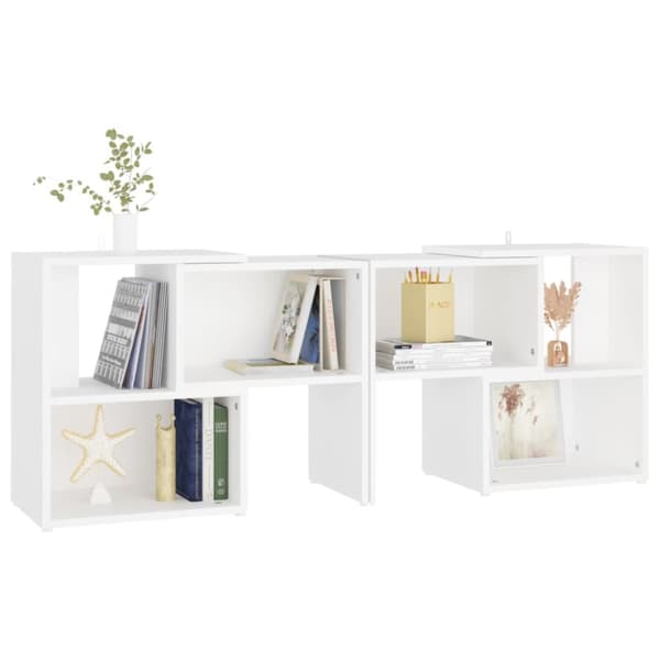 vidaXL tv-skab 104x30x52 cm konstrueret træ hvid -  TV-møbler