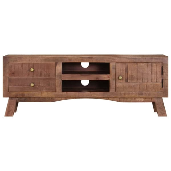 vidaXL TV-bänk 110x30x40 cm grovt mangoträ - TV-bänkar
