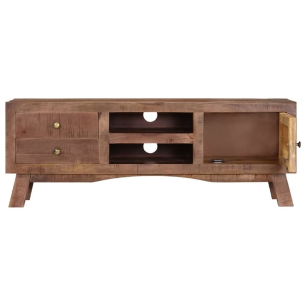 vidaXL TV-bänk 110x30x40 cm grovt mangoträ - TV-bänkar