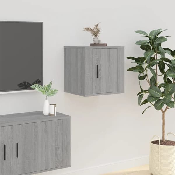 vidaXL væghængt tv-skab 40x34,5x40 cm grå sonoma -  TV-møbler
