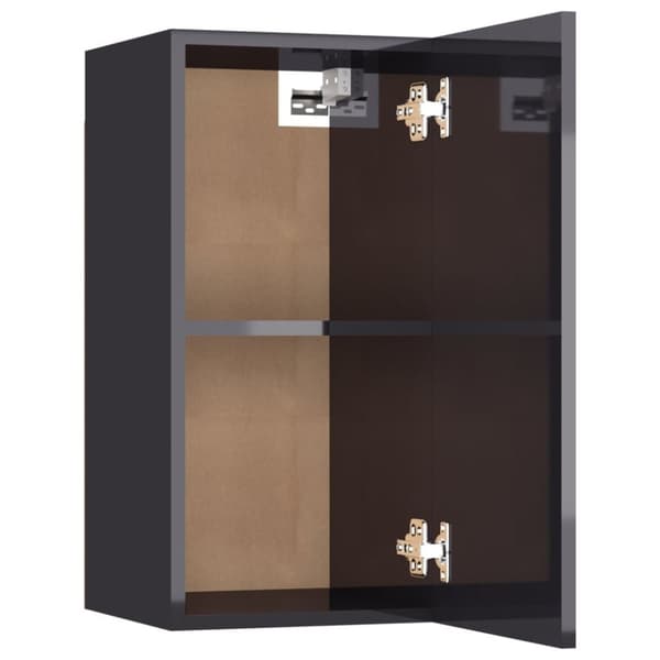 vidaXL TV-skåp grå högglans 30,5x30x60 cm konstruerat trä -  TV-bänkar