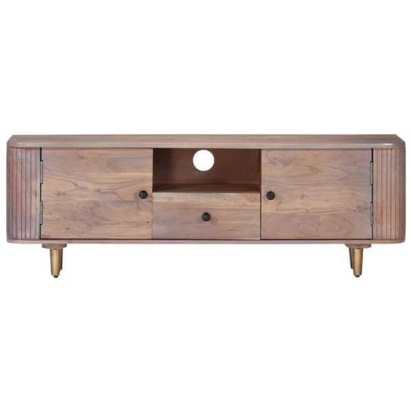 vidaXL TV-bänk 118x30x40 cm massivt akaciaträ -  TV-bänkar
