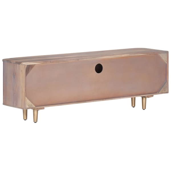 vidaXL TV-bänk 118x30x40 cm massivt akaciaträ -  TV-bänkar