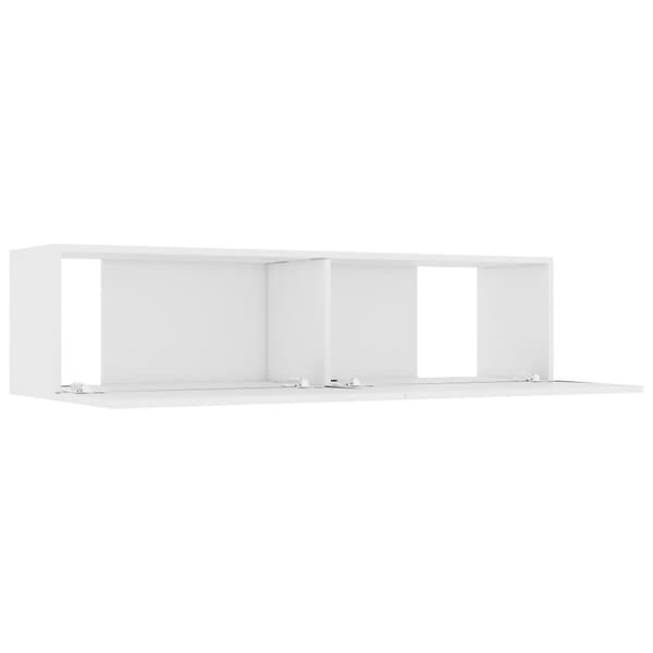 vidaXL tv-skab 120x30x30 cm spånplade hvid -  TV-møbler
