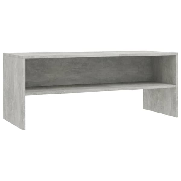 vidaXL tv-bord 100x40x40 cm konstrueret træ betongrå -  TV-møbler