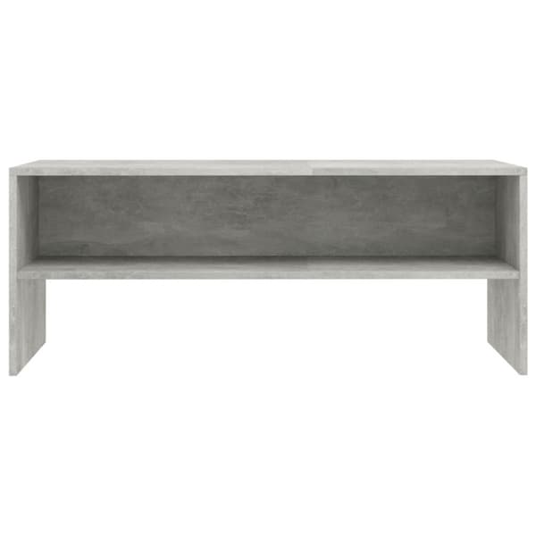 vidaXL tv-bord 100x40x40 cm konstrueret træ betongrå -  TV-møbler