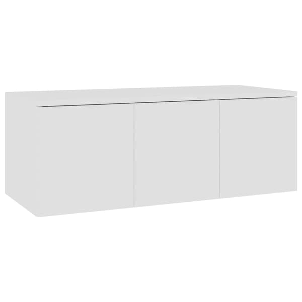 vidaXL TV-bänk vit 80x34x30 cm spånskiva - TV-bänkar