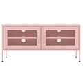Pikkukuva 4 / 6: vidaXL TV-taso pinkki 105x35x50 cm teräs -  TV-tasot