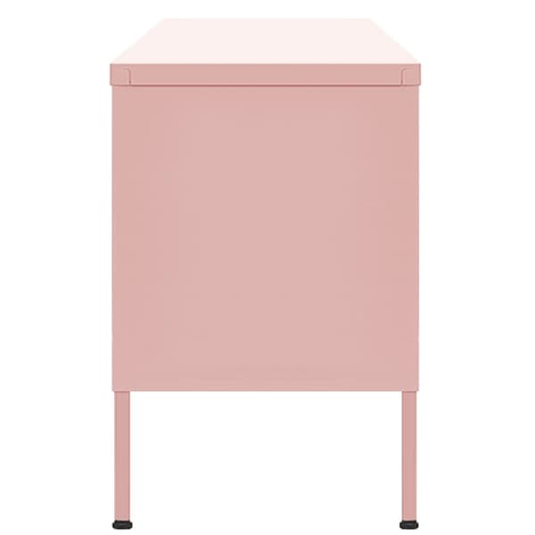 vidaXL TV-taso pinkki 105x35x50 cm teräs - TV-tasot