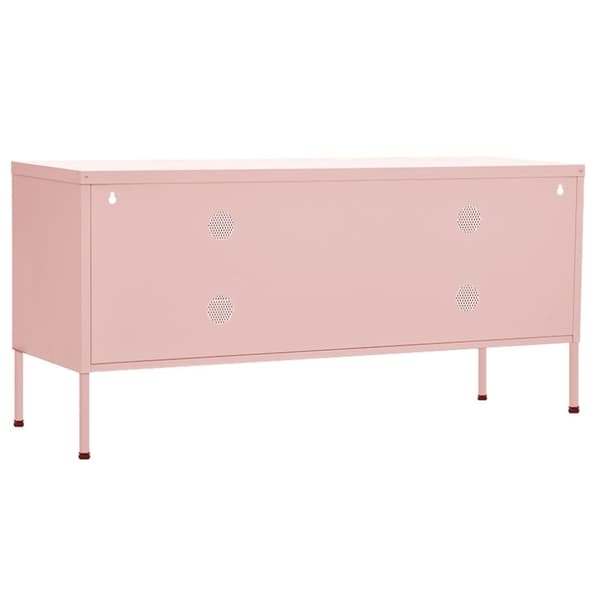 vidaXL TV-taso pinkki 105x35x50 cm teräs - TV-tasot