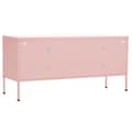 Pikkukuva 6 / 6: vidaXL TV-taso pinkki 105x35x50 cm teräs -  TV-tasot