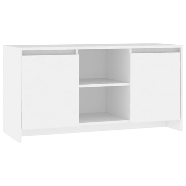 vidaXL tv-bord 102x37,5x52,5 cm spånplade hvid - TV-møbler