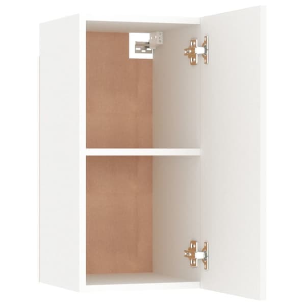 vidaXL Tv-bänk vit 30,5x30x60 cm konstruerat trä - TV-bänkar