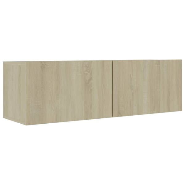 vidaXL TV-bänk sonoma-ek 100x30x30 cm konstruerat trä -  TV-bänkar