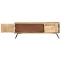 Pikkukuva 6 / 6: vidaXL TV-taso 110x30x40 cm täysi mangopuu -  TV-tasot