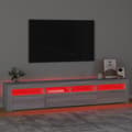 Pikkukuva 6 / 6: vidaXL TV-taso LED-valoilla harmaa Sonoma 210x35x40 cm -  TV-tasot