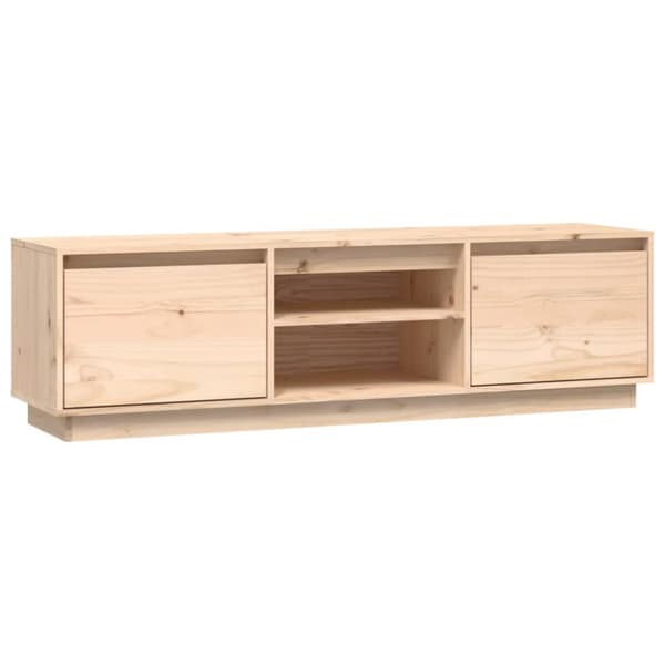 vidaXL tv-bord 140x35x40 cm massivt fyrretræ -  TV-møbler