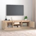 Miniatyrbillede 4 af 6: vidaXL tv-bord 140x35x40 cm massivt fyrretræ -  TV-møbler
