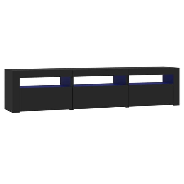 vidaXL TV-taso LED-valoilla musta 180x35x40 cm - TV-tasot