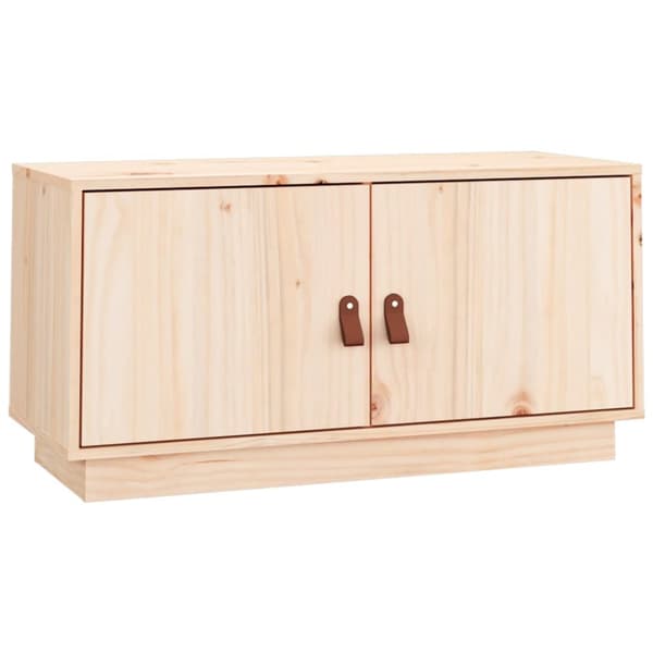vidaXL tv-bord 80x34x40 cm massivt fyrretræ -  TV-møbler