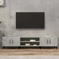 Pikkukuva 1 / 6: vidaXL TV-taso betoninharmaa 180x31,5x40 cm tekninen puu -  TV-tasot