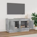 Miniatyrbild 4 av 6: vidaXL TV-bänk betonggrå 80x35x45 cm konstruerat trä -  TV-bänkar