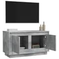 Miniatyrbild 6 av 6: vidaXL TV-bänk betonggrå 80x35x45 cm konstruerat trä -  TV-bänkar