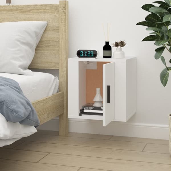 vidaXL væghængt tv-skab 40x34,5x40 cm hvid -  TV-møbler