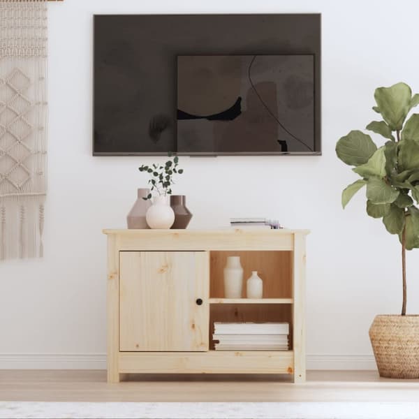vidaXL TV-kaappi 70x36,5x52 cm täysi mänty - TV-tasot