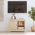 Pikkukuva 1 / 6: vidaXL TV-kaappi 70x36,5x52 cm täysi mänty -  TV-tasot