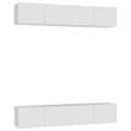 Miniatyrbillede 3 af 6: vidaXL tv-skabe 4 stk. 80x30x30 cm konstrueret træ hvid -  TV-møbler