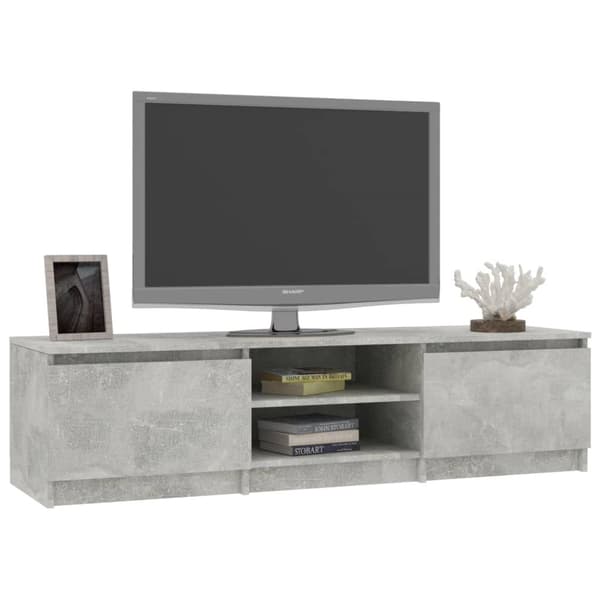 vidaXL Tv-bänk betonggrå 140x40x35,5 cm konstruerat trä -  TV-bänkar