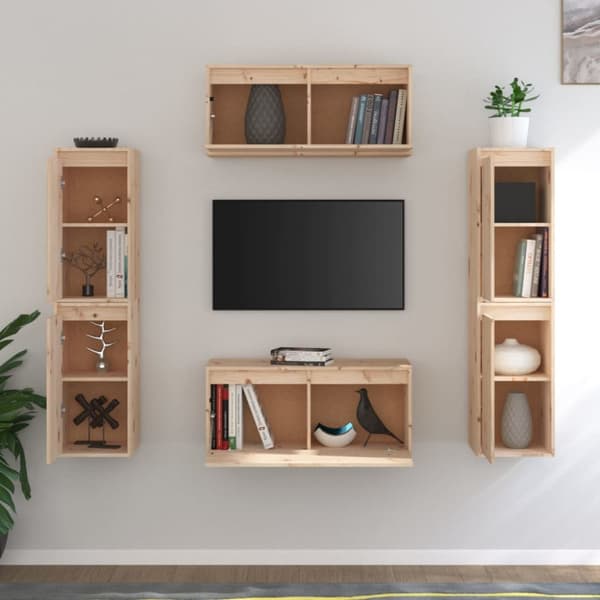 vidaXL TV-tasot 6 kpl täysi mänty - TV-tasot