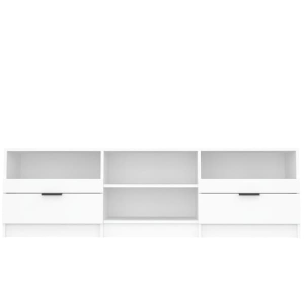 vidaXL Tv-bänk vit 150x33,5x45 cm konstruerat trä -  TV-bänkar