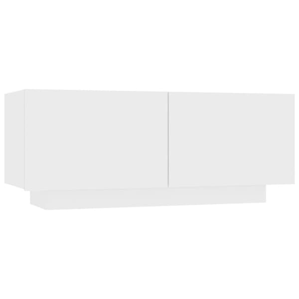 vidaXL Tv-bänk vit 100x35x40 cm konstruerat trä - TV-bänkar