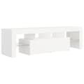 Pikkukuva 4 / 6: vidaXL TV-taso LED-valoilla valkoinen 140x36,5x40 cm -  TV-tasot