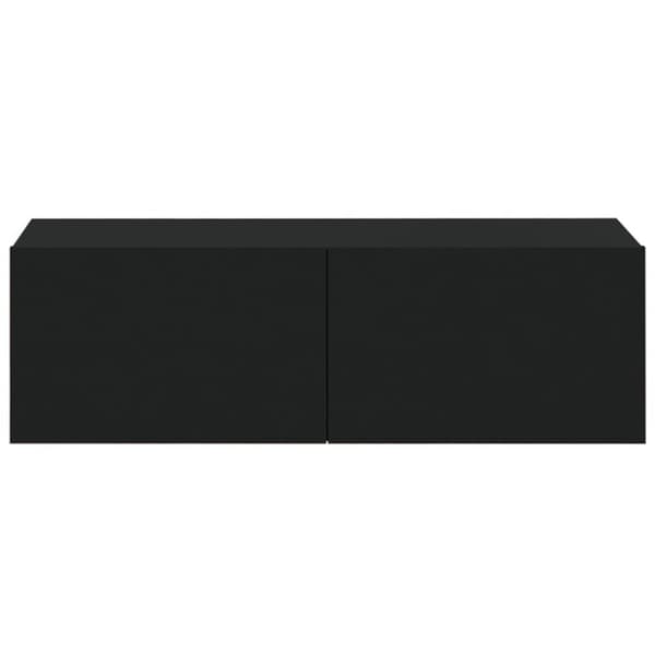 vidaXL TV-seinäkaapit 4 kpl musta 100x30x30 cm - TV-tasot