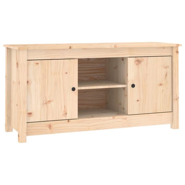vidaXL tv-bord 103x36,5x52 cm massivt fyrretræ - TV-møbler