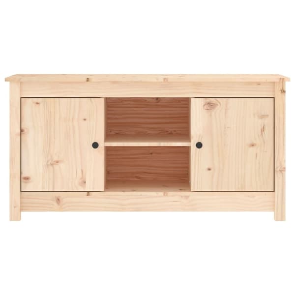 vidaXL tv-bord 103x36,5x52 cm massivt fyrretræ - TV-møbler