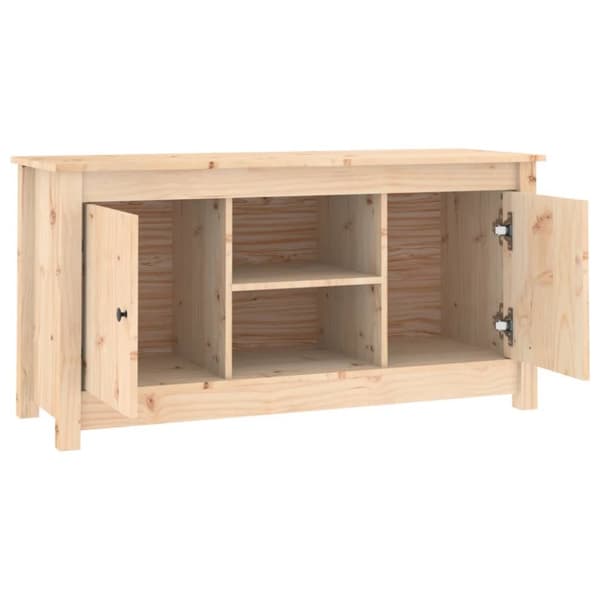 vidaXL tv-bord 103x36,5x52 cm massivt fyrretræ -  TV-møbler