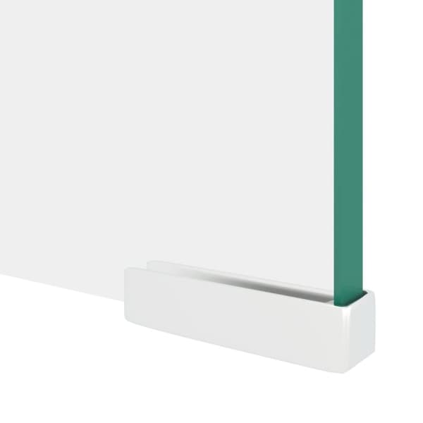 vidaXL TV-stander/monitorstand klart glas 110x30x13 cm - TV-møbler