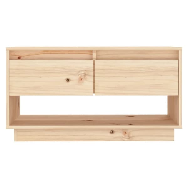 vidaXL tv-bord 74x34x40 cm massivt fyrretræ - TV-møbler