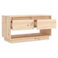 Miniatyrbillede 5 af 6: vidaXL tv-bord 74x34x40 cm massivt fyrretræ -  TV-møbler