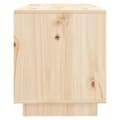 Miniatyrbillede 6 af 6: vidaXL tv-bord 74x34x40 cm massivt fyrretræ -  TV-møbler