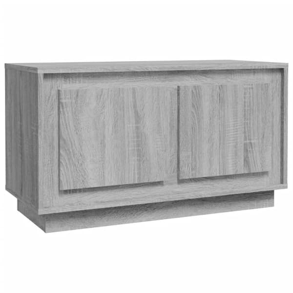 vidaXL Tv-bänk grå sonoma 80x35x45 cm konstruerat trä -  TV-bänkar