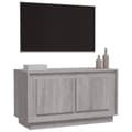 Miniatyrbild 5 av 6: vidaXL Tv-bänk grå sonoma 80x35x45 cm konstruerat trä -  TV-bänkar